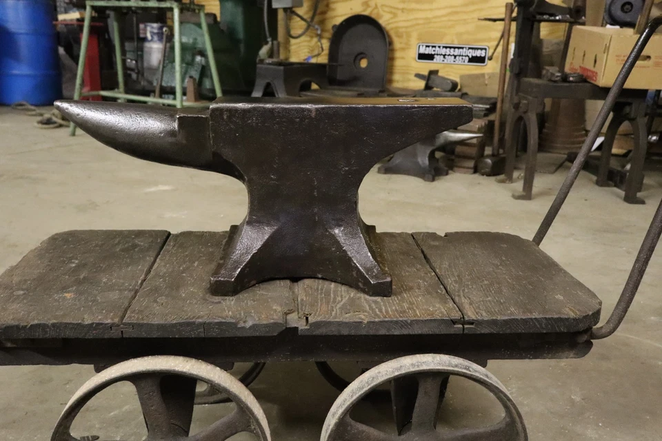1916 EXCELLENT 125 lb. PETER WRIGHT BLACKSMITH ANVIL NO RESERVE - Image 4 of 4