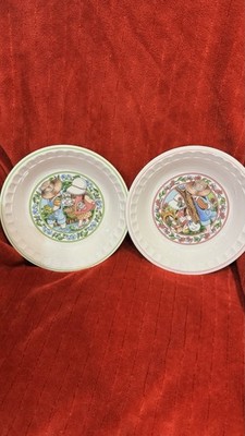 Country Kid Pie Plates From 1989 Vintage Set Of 2! Mint Condition!!!