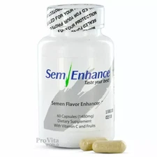 SemEnhance Taste Your Best Semen Flavor Pills - 60 Capsules Flavor Boost Volume