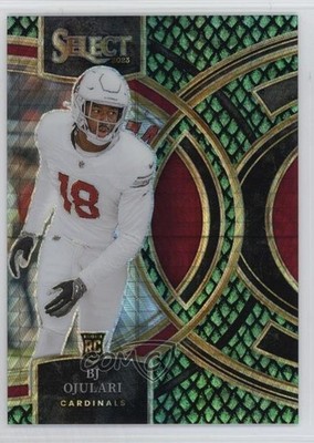 2023 Select Premier Level Dragon Scale Prizm 14/70 BJ Ojulari #188 Rookie RC 8mm