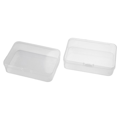 Plastik Kiste Rechteckig Schmuck Verpackung Vorratsbehälter Halter Organizer - Bild 3 von 24