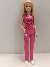 Barbie Career You Can Be Anything Baby Doctor Blonde Hair Pink Scrubs NEW