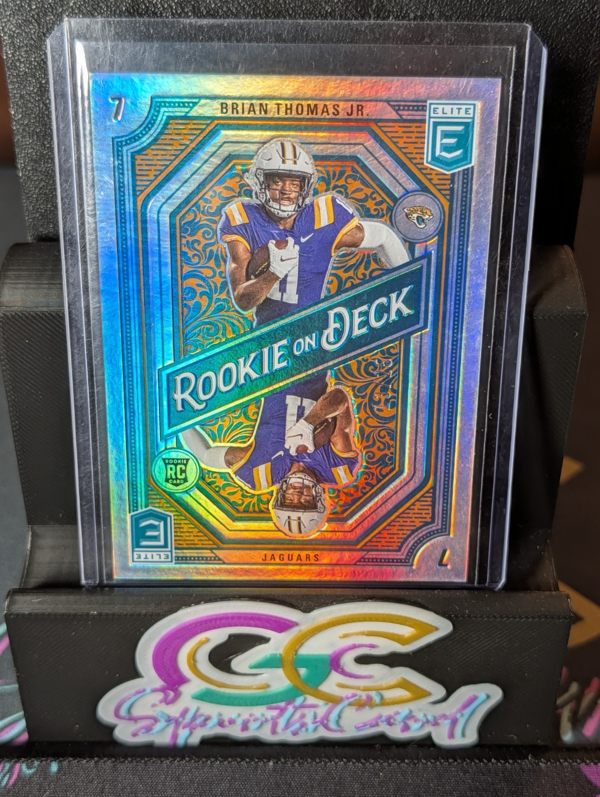 2024 Panini Donruss Elite - Brian Thomas Jr. #11 Rookie On Deck Orange /25 (RC)