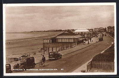 Burnham-on-Sea, Pavilion & Promenade, Ansichtskarte 