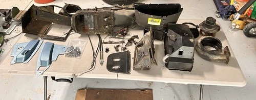 64, 65, 66, 67  C2 Corvette AC Air conditioning evaporator box, Factory GM