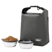 SFIUYDS Waterproof Pet Food Storage Bag,Dog Food Container 12 lb w/2PCS Colla...