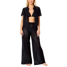 Hurley Women's Swim Cover Up Set, Black, XS