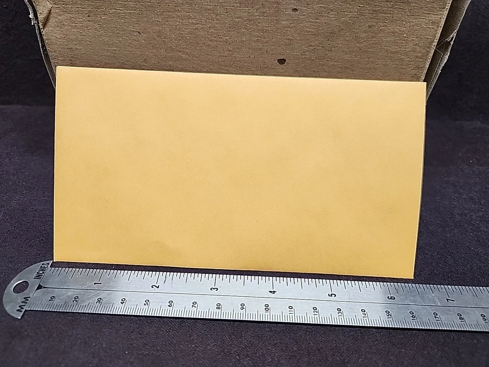 #7 Universal Coin Envelopes. Open End, Brown Kraft, 3 1/2 x 6 1/2, 450+ Qty - Image 2 of 4