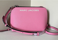 NWT Marc Jacobs Grind Crossbody Pouch Pebble Leather Petal Pink Purse