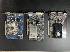 Older GPU LOT Radeon X300 128mb, GeForce 8600GT 1024mb, GeForce GT 610 2gb