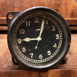 1941 dated original air ministry ww2 RAF spitfire cockpit clock bakelite case