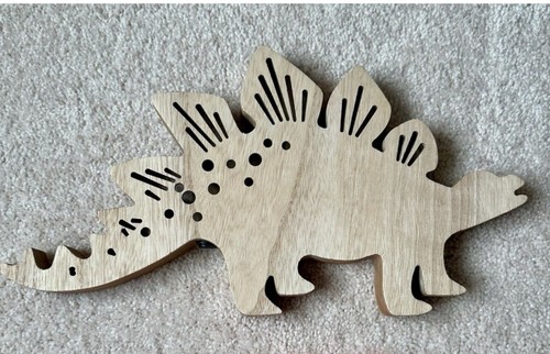 NEW Pillowfort DINOSAUR WALL LIGHT DECOR Stegosaurus Kids 15”x8” Target NIB - Picture 2 of 13