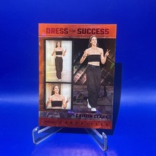 CAITLIN CLARK RED CRACKED ICE HOLO FOIL 2025 PANINI CHRONICLED WNBA#68/Refractor