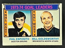 1974-75 Topps - League Leaders Phil Esposito, Bill Goldsworthy #1