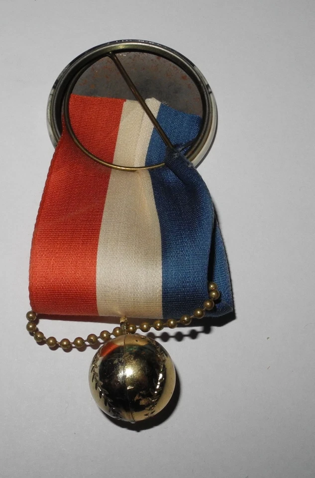 1947 Baseball Jackie Robinson Rookie Brooklyn Dodgers World Series Pin Ribbon - Image 2 of 2