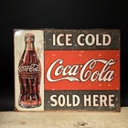 15" Coca-Cola Metal Vintage Style Gas Station Advertising Sign — photo 3