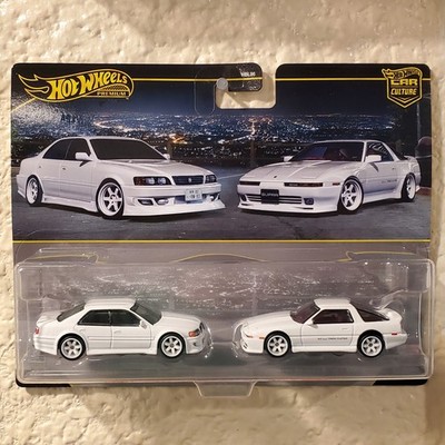 Hot Wheels Premium 2-Pack Toyota Chaser JZX 100 + 1989 Supra, 2026 JDM RHD Set