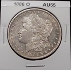 1886-O  MORGAN DOLLAR "Better Date" - Nice AU Condition