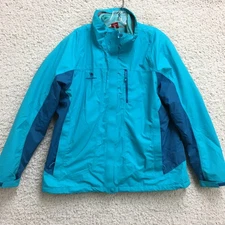 Camel Crown Jacket 2XL Adult Blue 3 in 1 Windbreaker Full Zip Outdoor Womens XXL