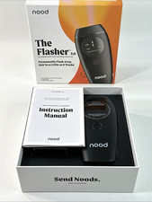 Nood The Flasher 2.0 IPL Laser Hair Removal Handset-BLACK - NEW OPEN BOX