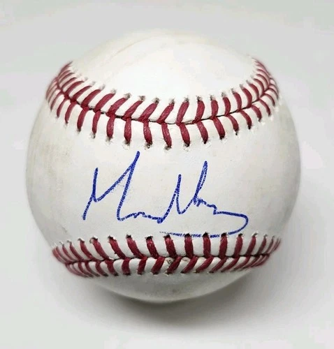 Mason Montgomery Signed Autographed Game Used Major League Baseball PIRATES