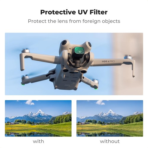 K&F Concept MCUV Protection Filter for DJI Mini 4 Pro UV Filter HD Optical Glass - Picture 3 of 6