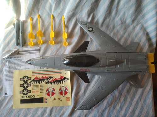 GI Joe Hasbro 2008  25TH ANNIVERSARY X-30 Conquest Jet - Near Complete