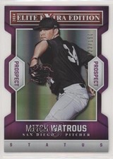 2014 Elite Extra Edition Prospects Status Purple Die-Cut /150 Mitch Watrous 1o3