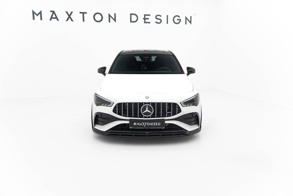 Maxton Design Frontlippe Passend FüR Mercedes-Amg CLA 35 Coupe / Shooting Brake-image