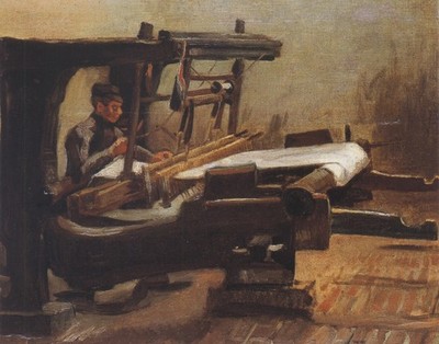 Vincent van Gogh 034 Weaven Viewed from the Right Nuenen 1884 Kunstdruck Poster C