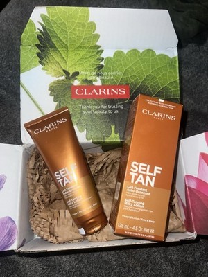 Clarins Hydrating Self-Tan Self-Tanning Milky Lotion Face & Body 4.5 oz