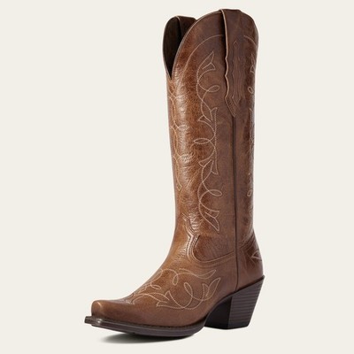 Ariat Heritage D Toe Stretchfit Damen-Westernstiefel aus Leder leicht