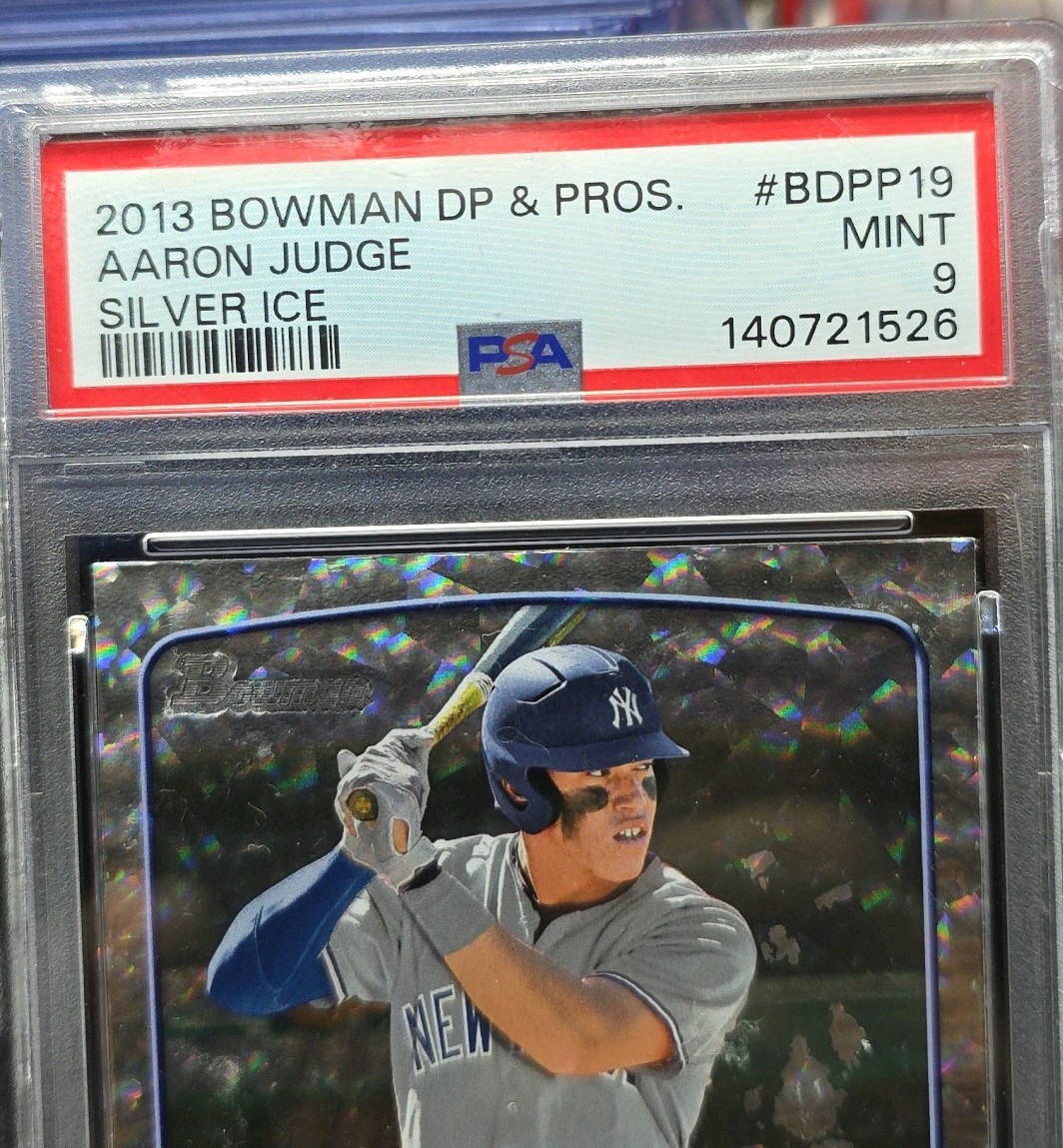 2013 RCBowman DP  Pros PSA 9 Aaron Judge Silver Ice BDPP19 READ DESCRIPT G2U view 5