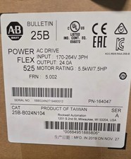 New Factory Sealed Allen Bradley 22B-B024N104 /A Power Flex 22B-B024N104