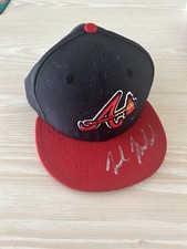 Atlanta Braves Nick Markakis Signed New Era Fitted Hat