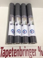 Papiertapete Erismann Conpart 4X 224094 (4Rollen) Uni Streifen Schwarz Glitter