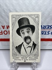 1921 American Caramel E123 Harry “Snub” Polland 89 Movie Actors & Actresses /120