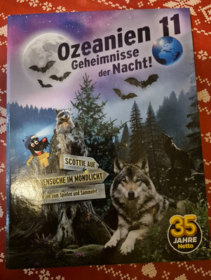 Ozeanien 11/Geheimnisse der Nacht/Sammelalbum komplett/Glitzerkarten/Album 2025