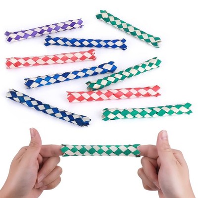 2 x Chinese Oriental Fingertraps Aus Echtem Bambus Partybeutel-Füller
