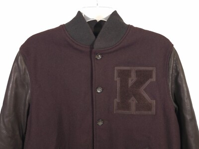 NWT Kith x Golden Bear 2014 Wool Leather Letterman Jacket Slim Fit