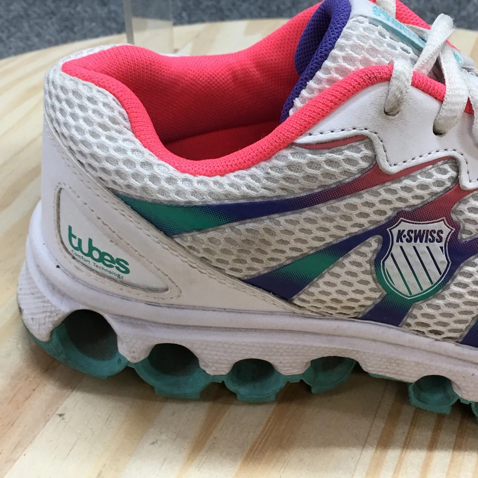 K-Swiss Sneaker Womens 9.5 White Tubes Athletic Training Laced Up Casual 97112 - Image 2 of 4