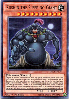 Zushin The Sleeping Giant DRL3-EN018 Yu-Gi-Oh Card Light Play 1st