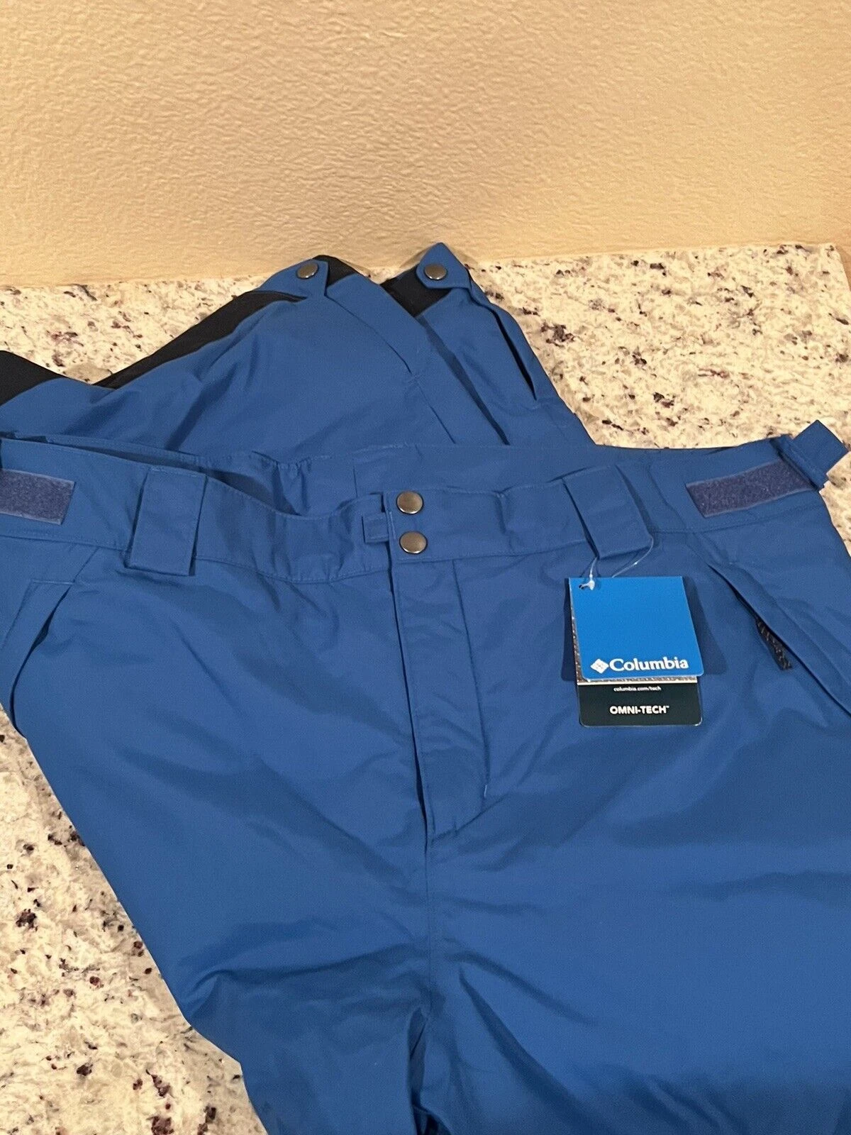 Columbia Men's Arctic Trip Omni-Tech Ski Snowboard Pants BLUE S XXL 2XL XM0374