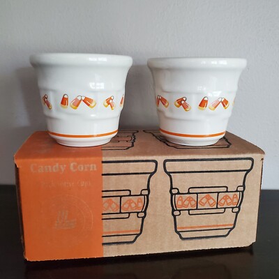 Longaberger Candy Corn Booking Votive Set - NIB