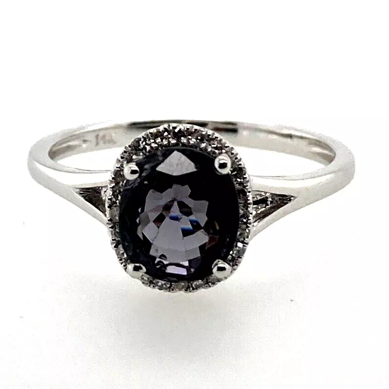Gray spinel 2024 engagement ring