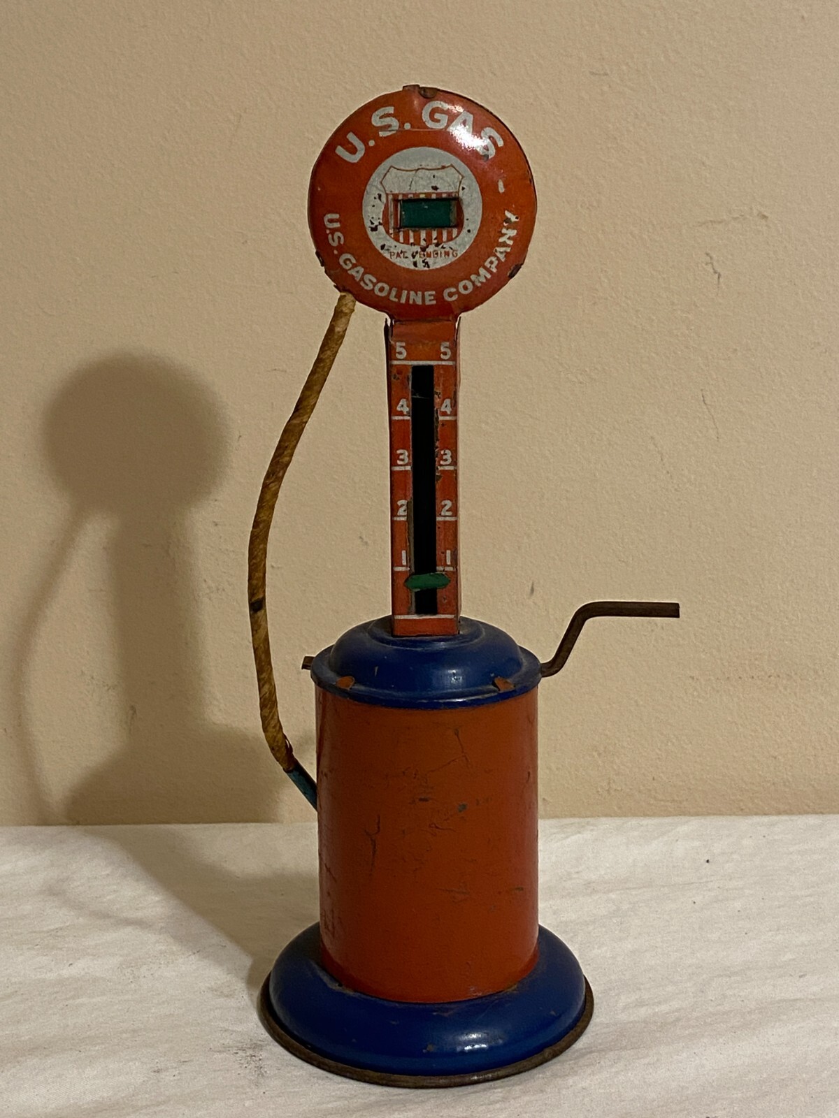 Vintage Hull Hullco Gas Pump Working Tin Litho Toy ad46 eBay