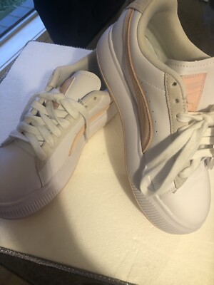Puma Suede White Womens Size 40 $80 Australia