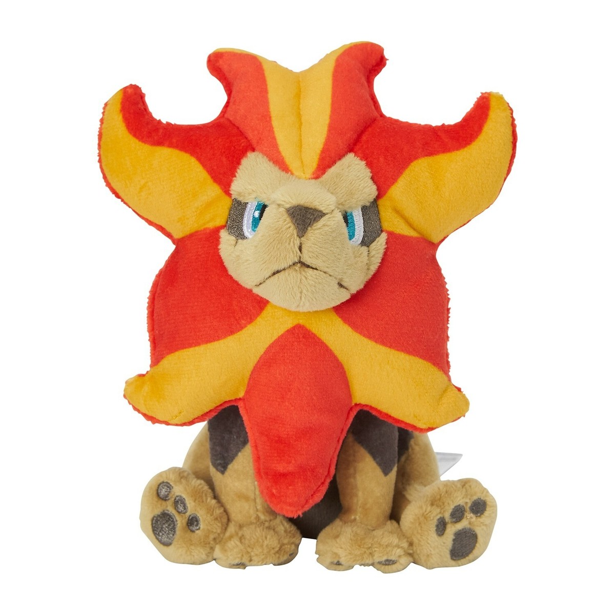 Pokemon Center Fit Plush Doll - 668 Pyroar 5.5in Fire Lion Red