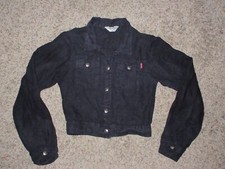 Vtg Hard Tail Forever 100% Linen Button Down Jacket Women Sz Small Navy Blue Usa