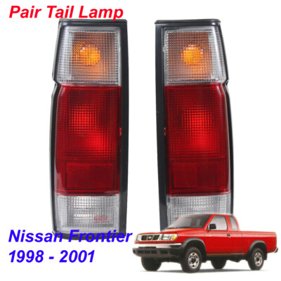 Pair Tail Lamp Light 2 Pc Fits Nissan Frontier S - Cab 2 Door 1998 - 2001